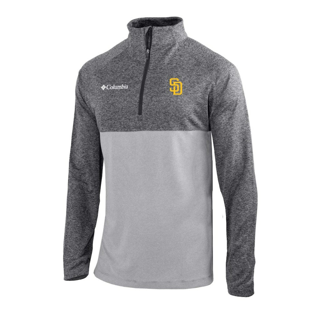 San Diego Padres Columbia Omni-Wick Raglan Rockin' It Quarter-Zip Pullover Sale