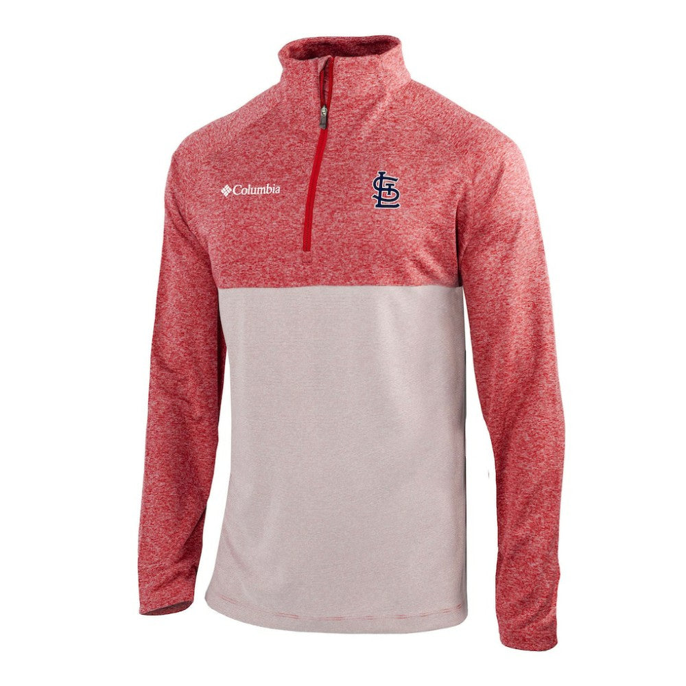 St. Louis Cardinals Columbia Omni-Wick Raglan Rockin' It Quarter-Zip Pullover for sale