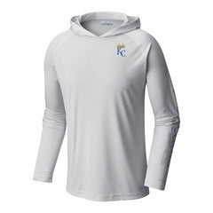 Kansas City Royals Columbia Terminal Tackle Omni-Shade Raglan Pullover Hoodie Outlet