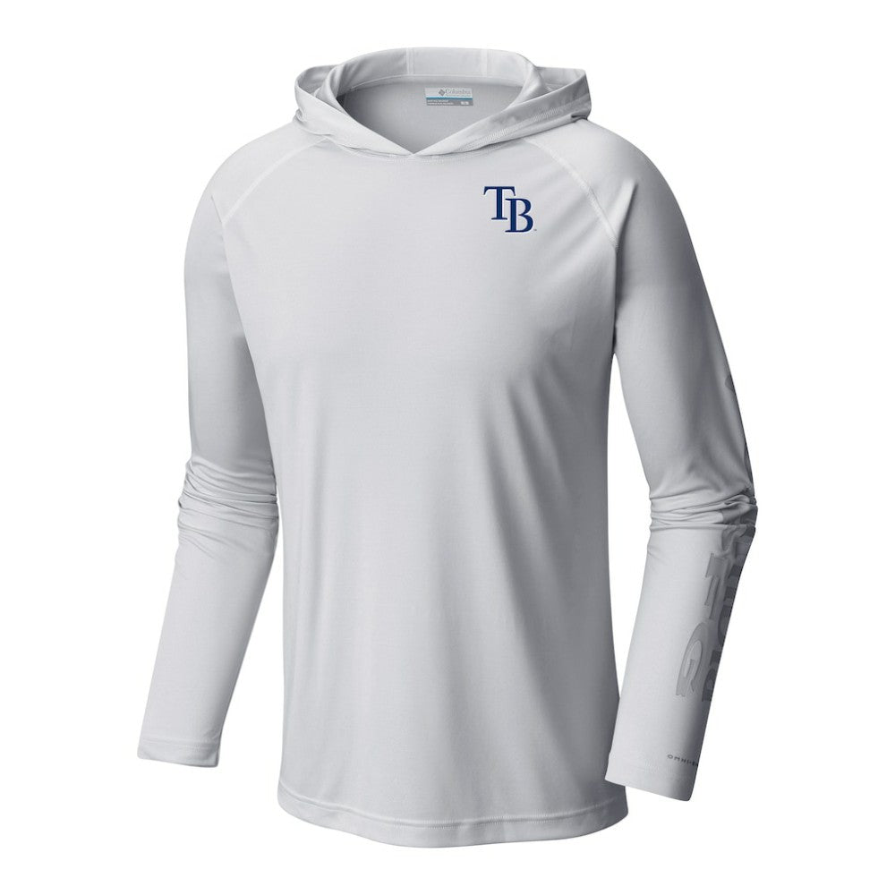 Tampa Bay Rays Columbia Terminal Tackle Omni-Shade Pullover Hoodie for sale
