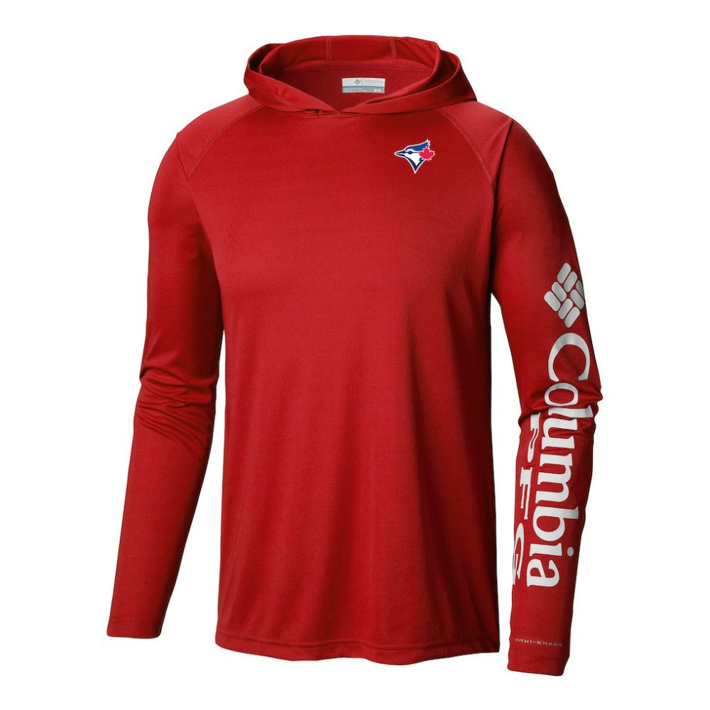 Toronto Blue Jays Columbia Terminal Tackle Omni-Shade Pullover Hoodie for sale