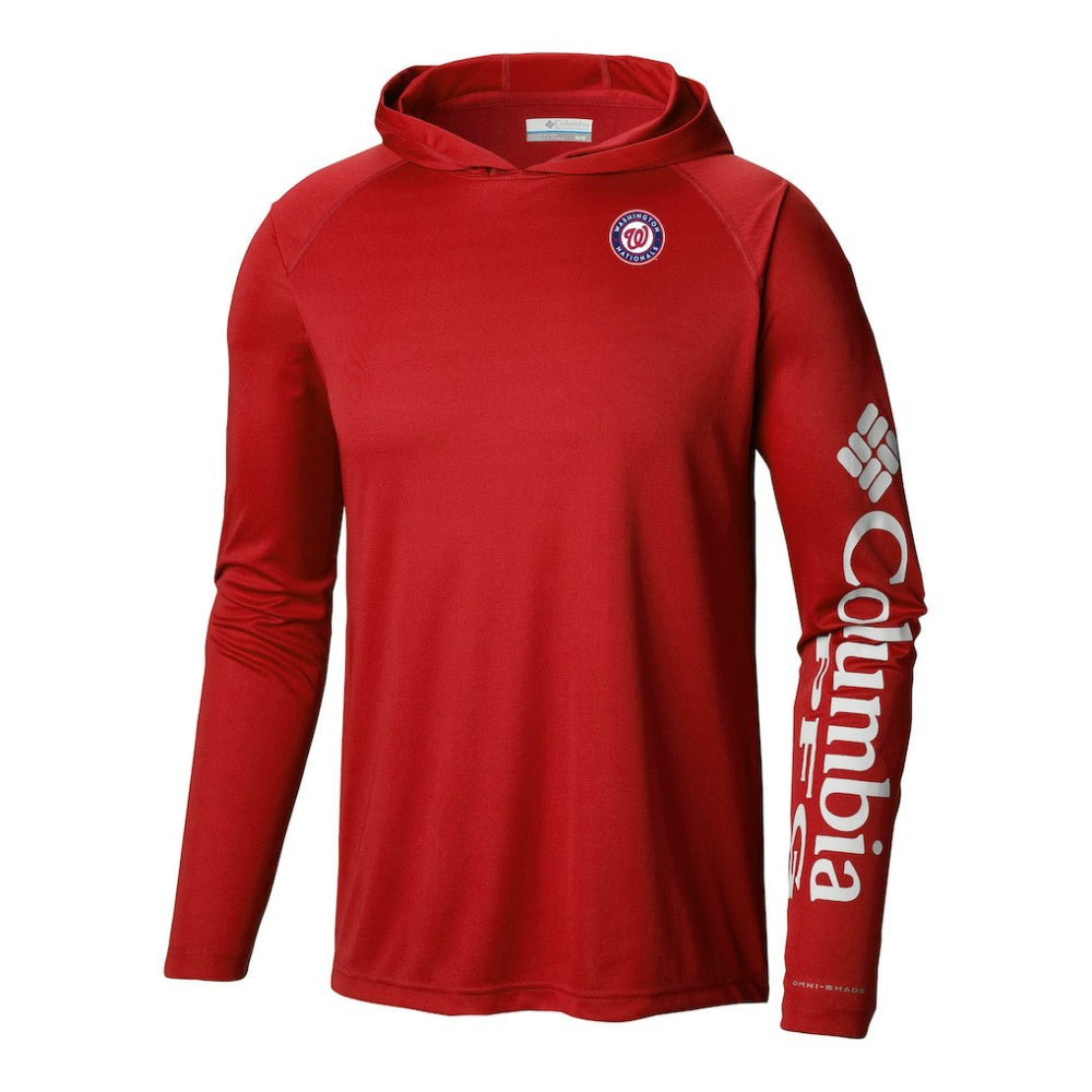 Washington Nationals Columbia Terminal Tackle Omni-Shade Pullover Hoodie for sale