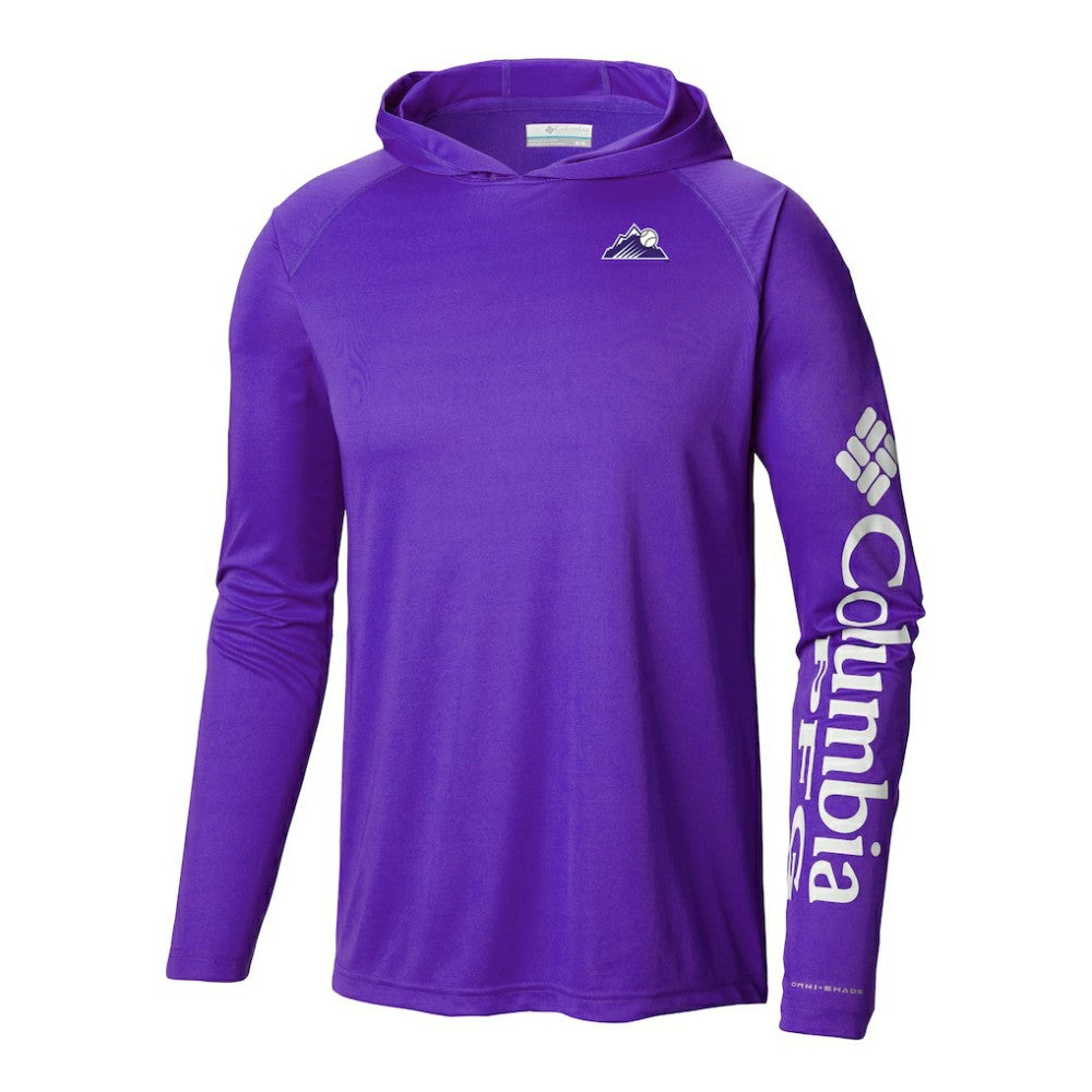 Colorado Rockies Columbia Terminal Tackle Omni-Shade Pullover Hoodie Outlet