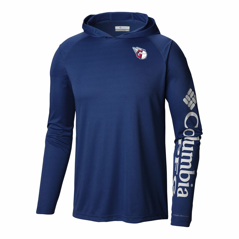 Cleveland Guardians Columbia Terminal Tackle Omni-Shade Pullover Hoodie Outlet
