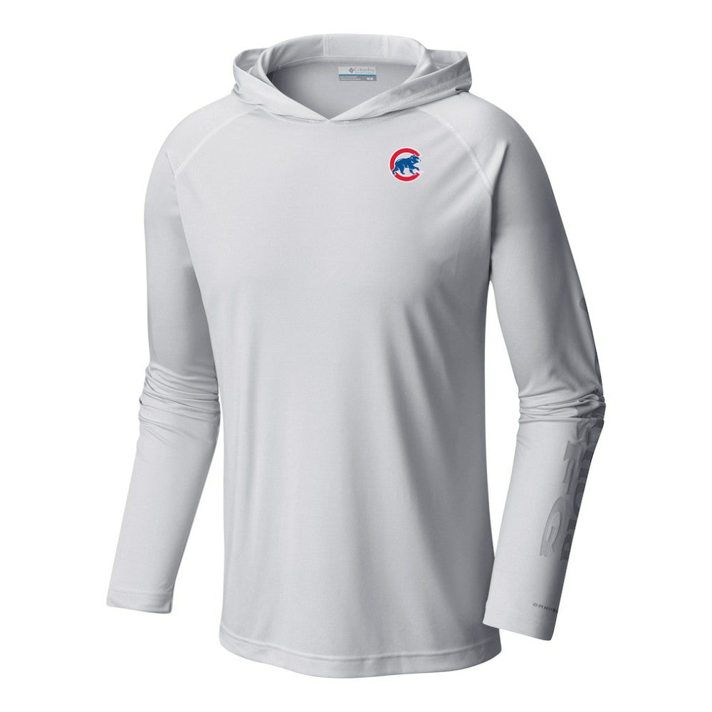 Chicago Cubs Columbia Terminal Tackle Omni-Shade Pullover Hoodie Sale