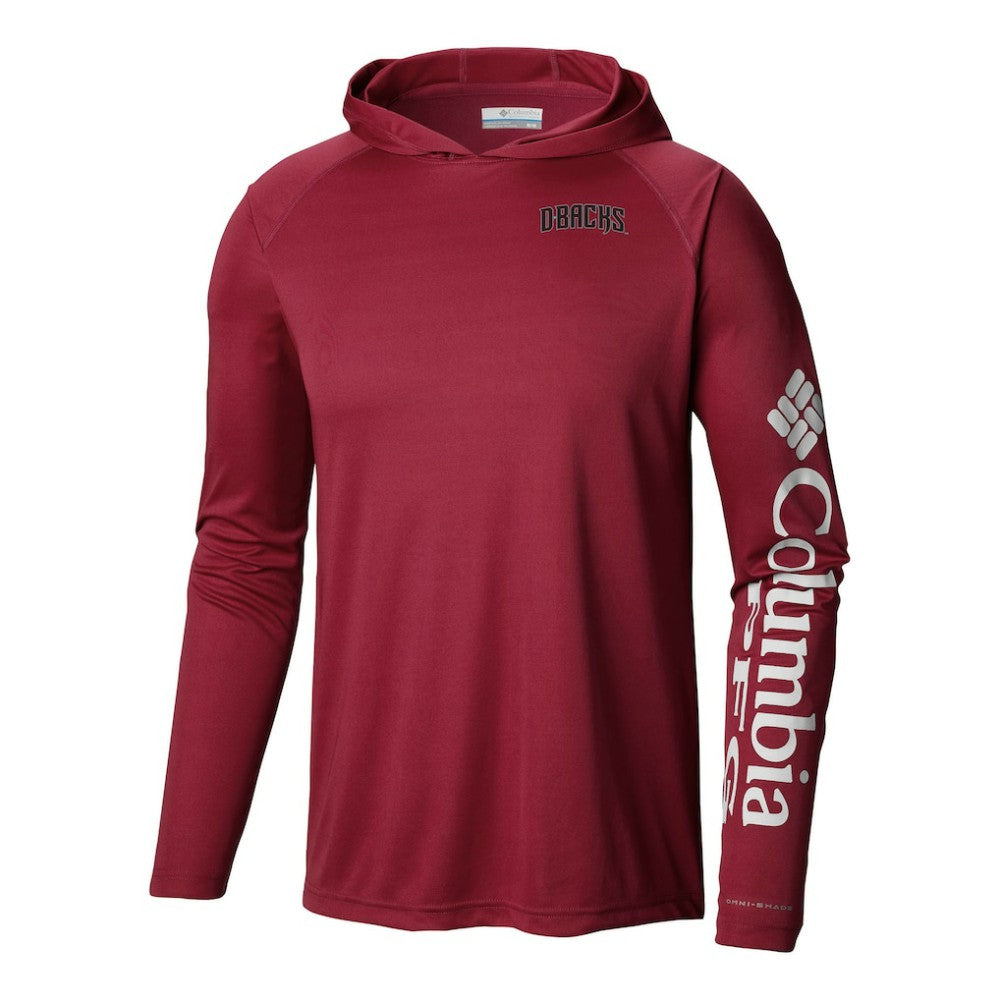 Arizona Diamondbacks Columbia Terminal Tackle Omni-Shade Pullover Hoodie Outlet