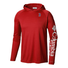 Boston Red Sox Columbia Terminal Tackle Omni-Shade Pullover Hoodie Outlet
