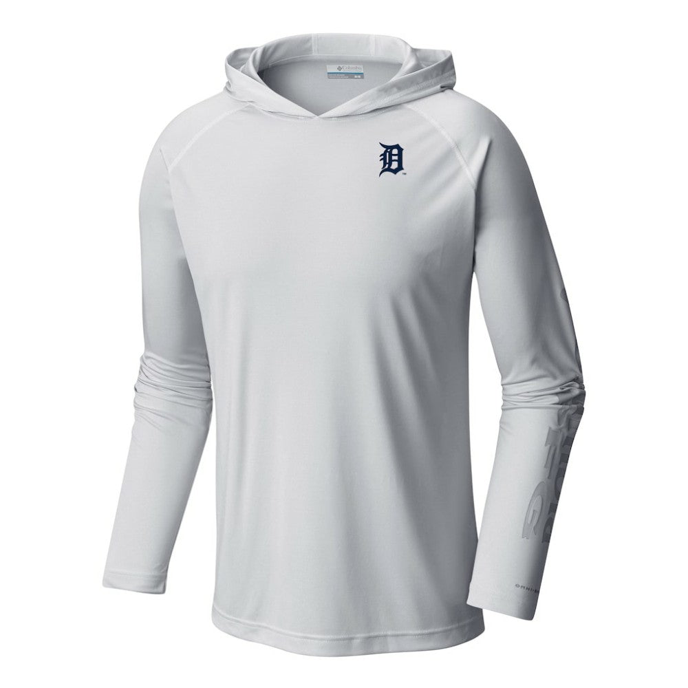 Detroit Tigers Columbia Terminal Tackle Omni-Shade Pullover Hoodie Sale
