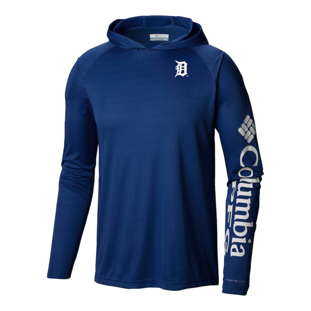 Detroit Tigers Columbia Terminal Tackle Omni-Shade Pullover Hoodie Discount