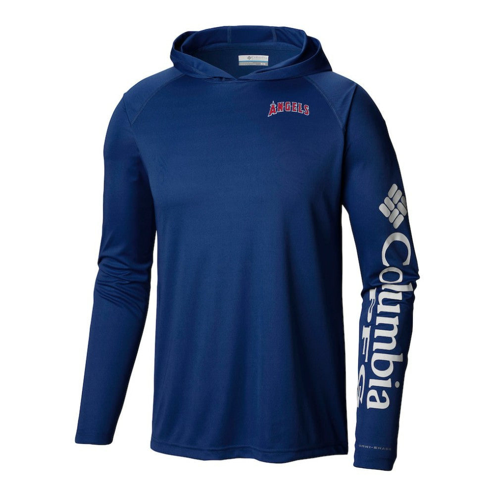 Los Angeles Angels Columbia Terminal Tackle Omni-Shade Pullover Hoodie Discount