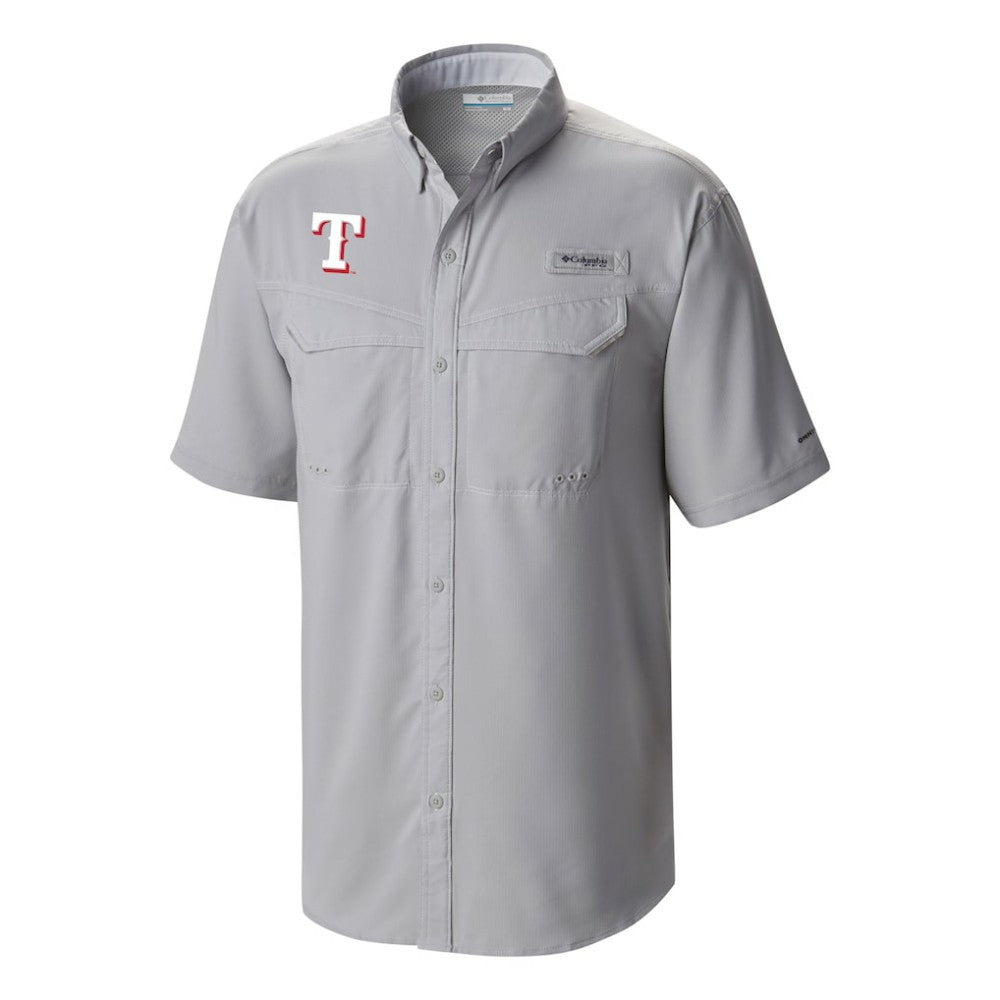 Texas Rangers Columbia Omni-Wick Low Drag Offshore Button-Up Shirt Sale