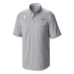 Texas Rangers Columbia Omni-Wick Low Drag Offshore Button-Up Shirt Sale