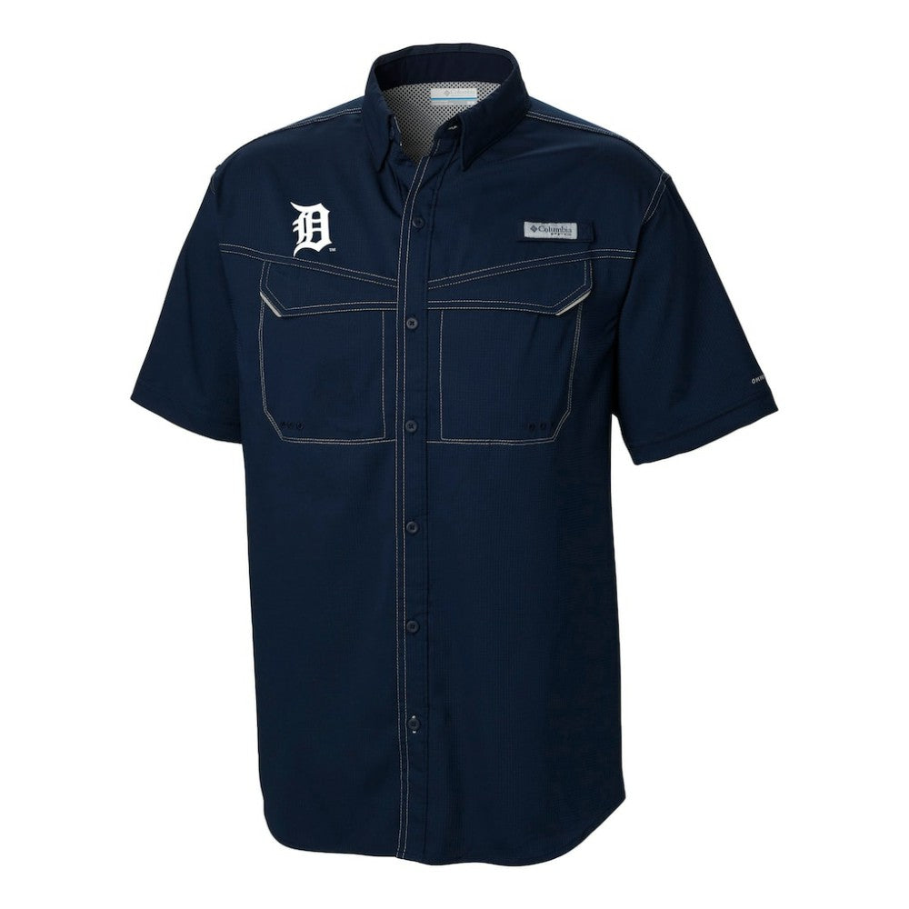 Detroit Tigers Columbia Omni-Wick Low Drag Offshore Button-Up Shirt Online