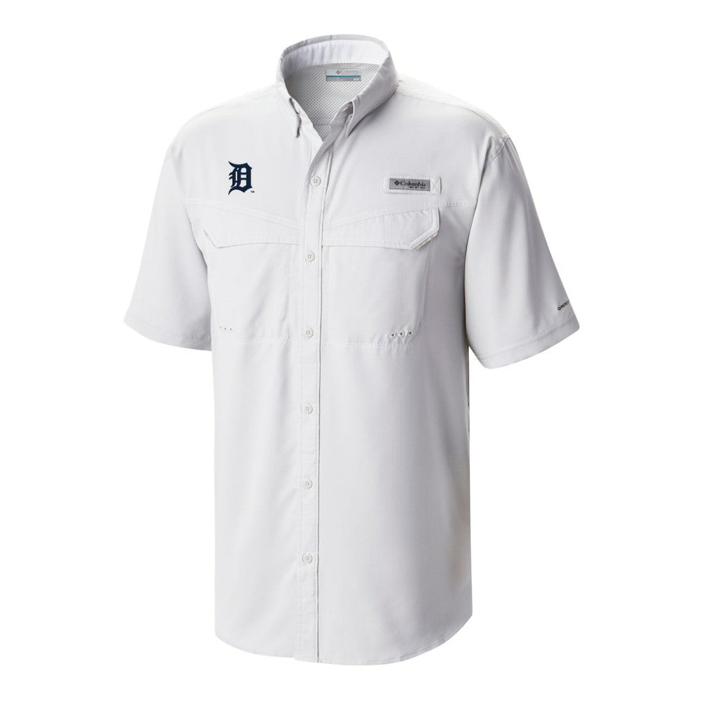 Detroit Tigers Columbia Omni-Wick Low Drag Offshore Button-Up Shirt Sale