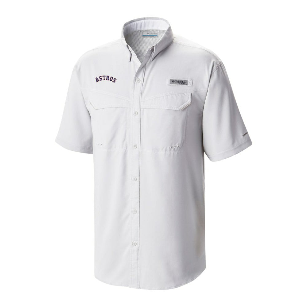 Houston Astros Columbia Omni-Wick Low Drag Offshore Button-Up Shirt Discount
