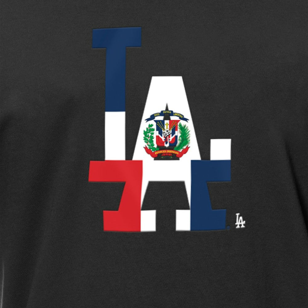 Los Angeles Dodgers New Era Dominican Republic Flag Logo T-Shirt Outlet