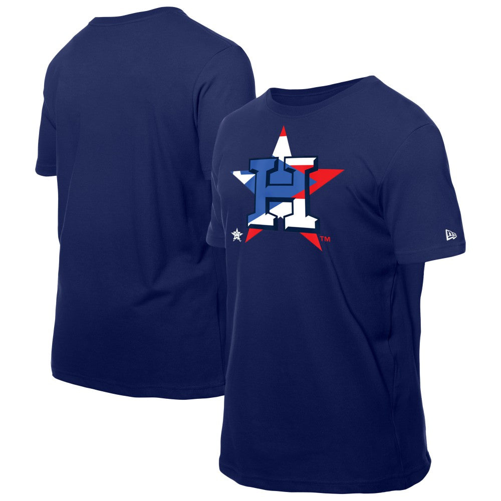 Houston Astros New Era Puerto Rican Flag Logo T-Shirt Online