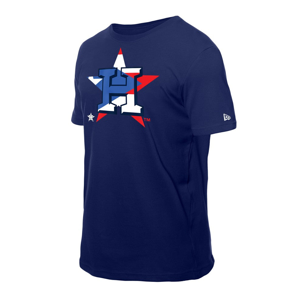 Houston Astros New Era Puerto Rican Flag Logo T-Shirt Online