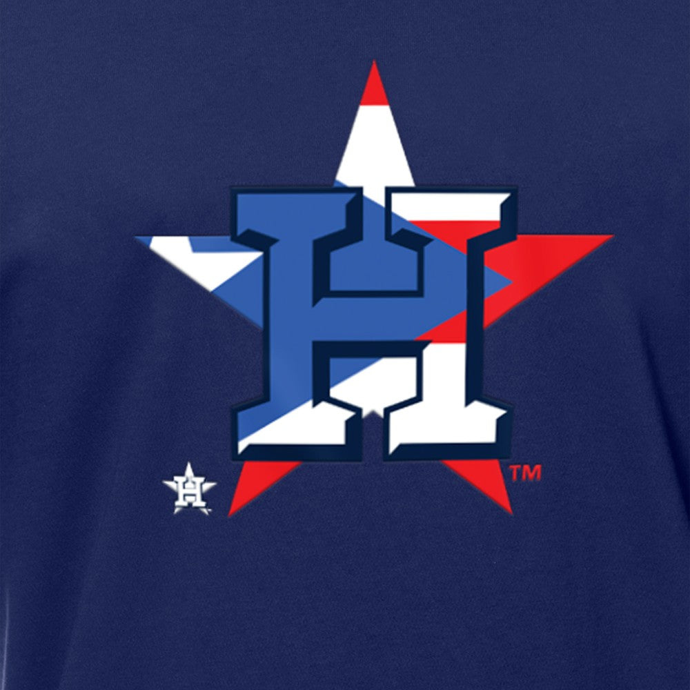Houston Astros New Era Puerto Rican Flag Logo T-Shirt Online
