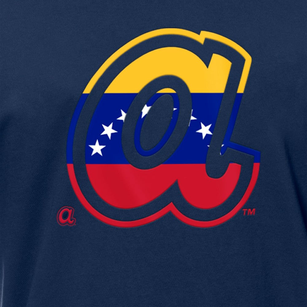 Atlanta Braves New Era Venezuelan Flag Logo T-Shirt for sale