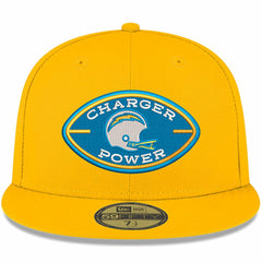 Los Angeles Chargers New Era Charger Power 59FIFTY Fitted Hat - Gold - NFL