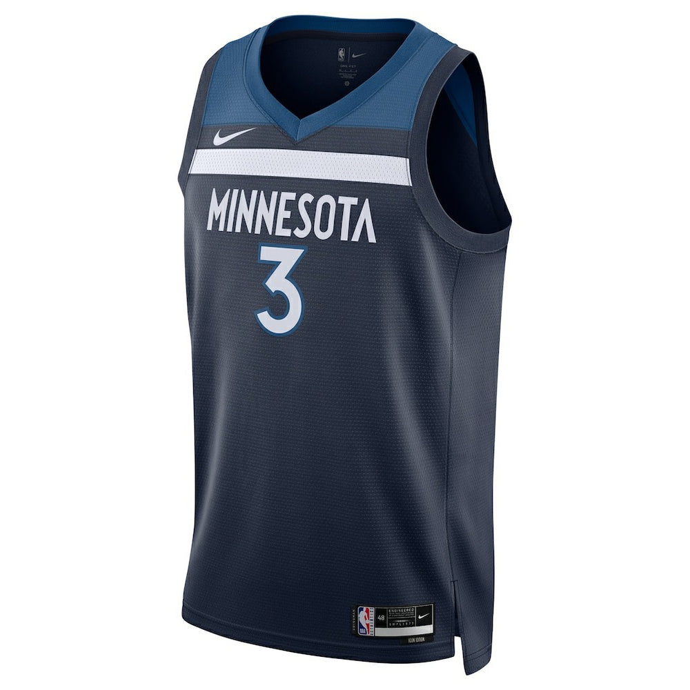 Nike Jaden McDaniels Minnesota Timberwolves Unisex Swingman Player Jersey Icon Edition Navy