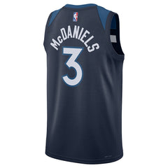 Nike Jaden McDaniels Minnesota Timberwolves Unisex Swingman Player Jersey Icon Edition Navy