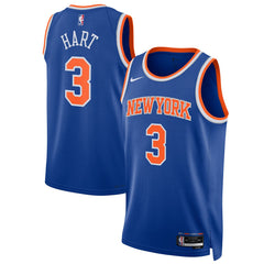Nike Josh Hart New York Knicks Unisex Swingman Player Jersey Icon Edition Blue