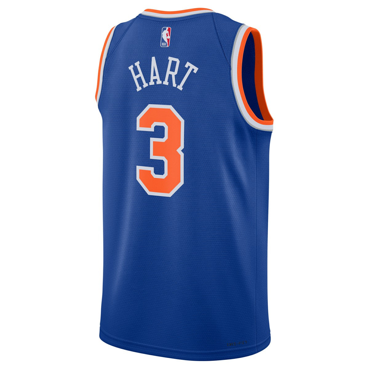 Nike Josh Hart New York Knicks Unisex Swingman Player Jersey Icon Edition Blue