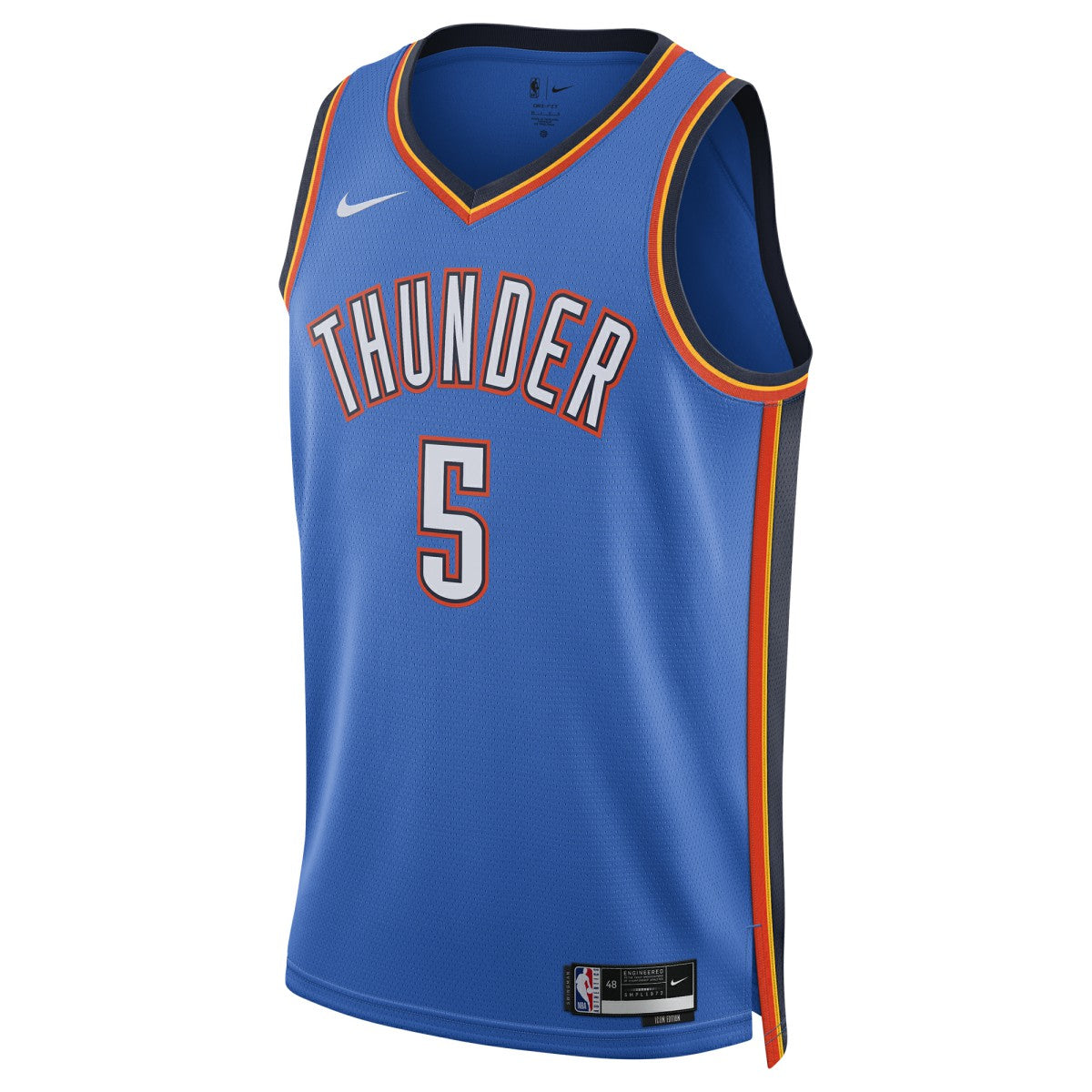Nike Luguentz Dort Oklahoma City Thunder Unisex Swingman Player Jersey Icon Edition Blue