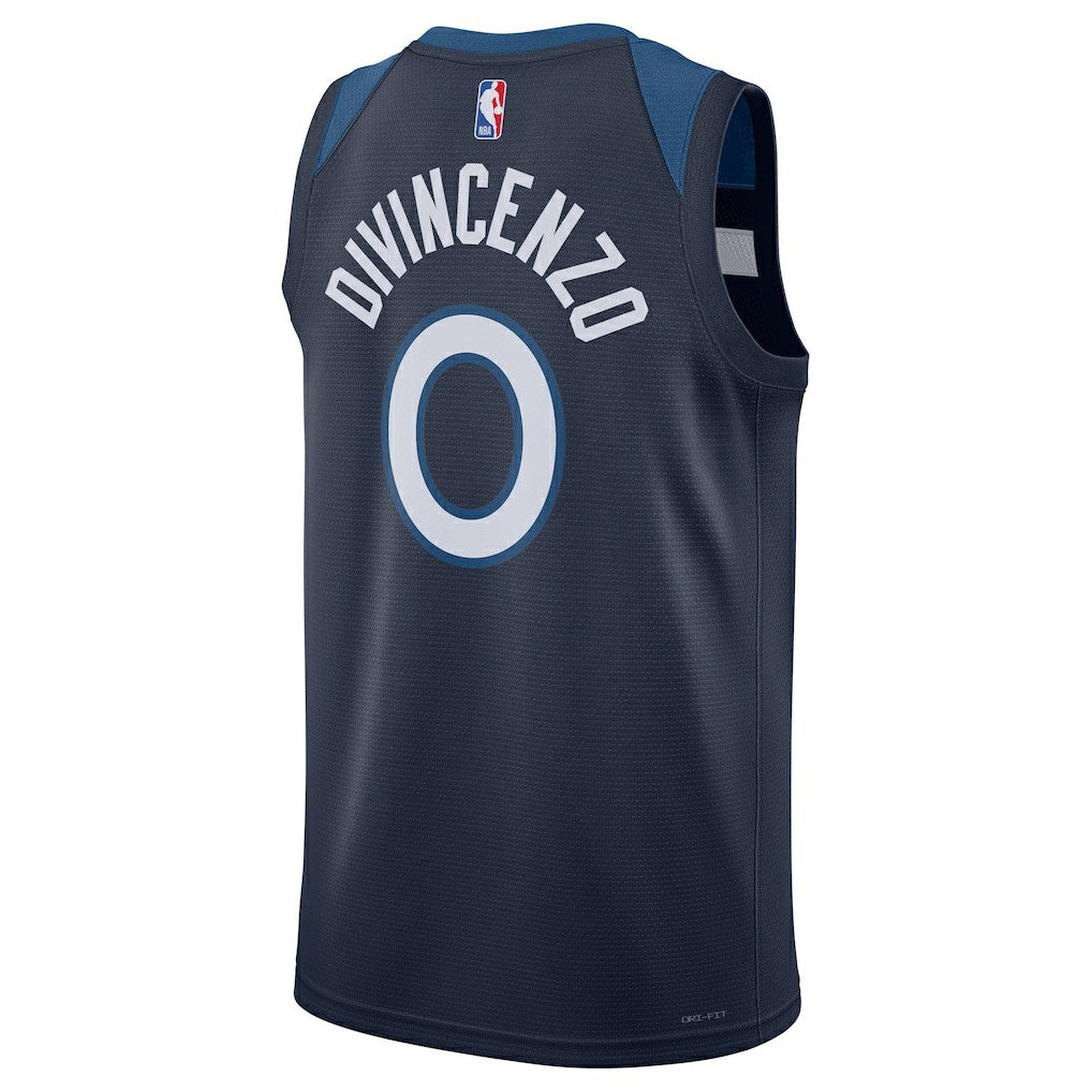 Nike Donte DiVincenzo Minnesota Timberwolves Unisex Swingman Player Jersey Icon Edition Navy