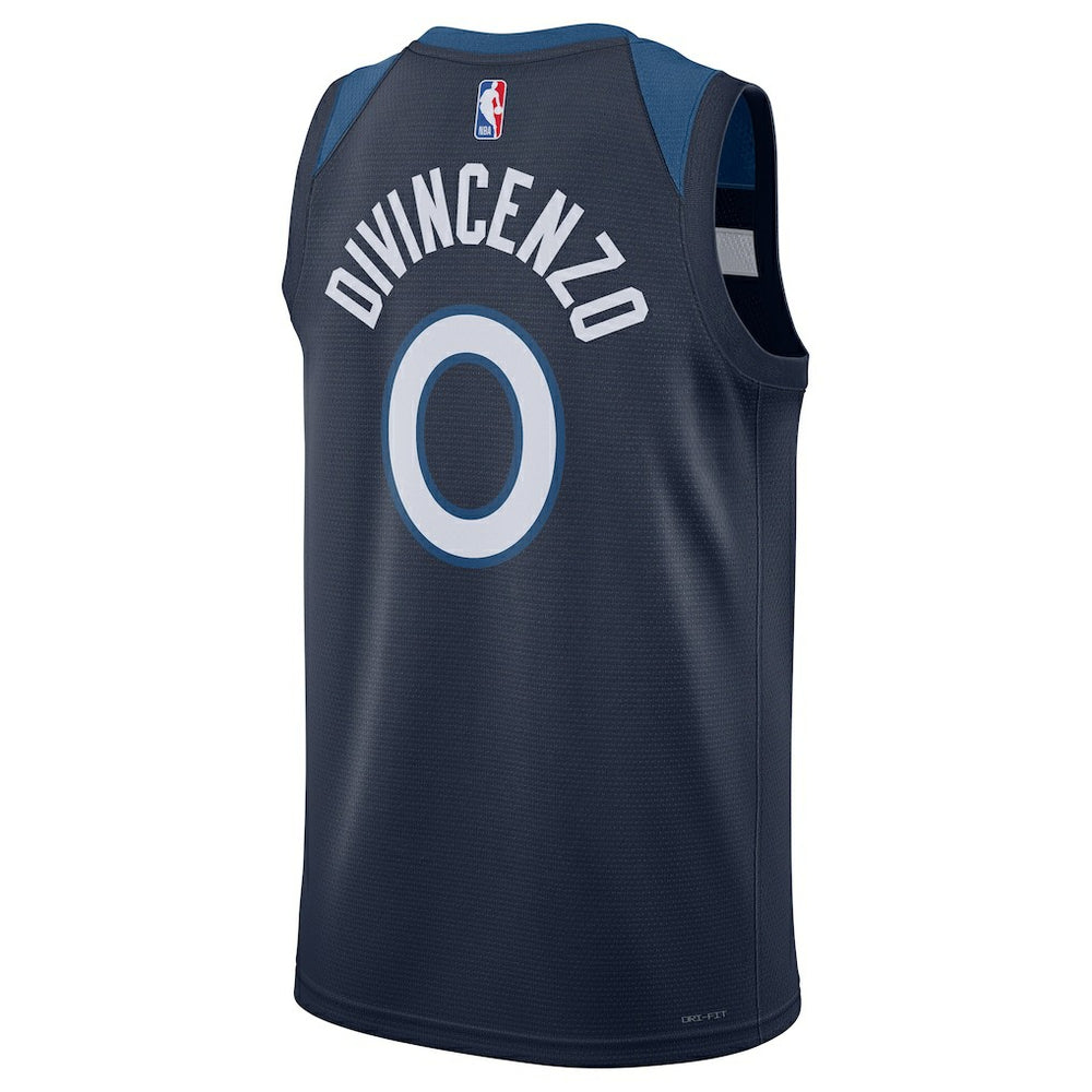 Nike Donte DiVincenzo Minnesota Timberwolves Unisex Swingman Player Jersey Icon Edition Navy