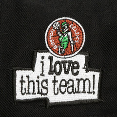 Mitchell & Ness Boston Celtics x Just Don I Love This Team Snakeskin Strapback Hat Black
