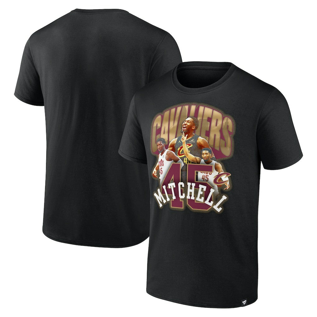 Fanatics Donovan Mitchell Cleveland Cavaliers Notorious 4.0 T-Shirt Black
