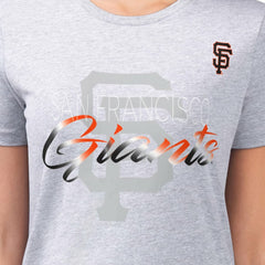 San Francisco Giants G-III 4Her by Carl Banks Women's Super-Slim Fit Lightweight Shadow Logo Graphic T-Shirt Near Me