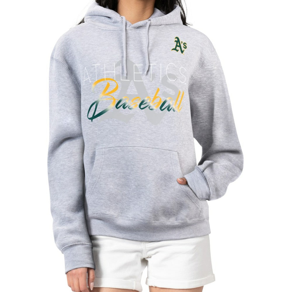 Athletics G-III 4Her by Carl Banks Women's Shadow Logo Graphic Pullover Hoodie for sale