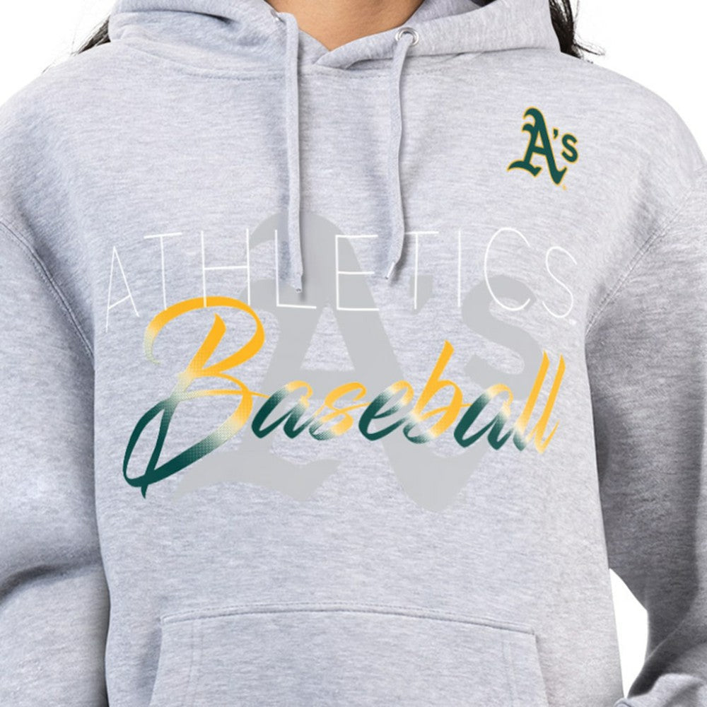 Athletics G-III 4Her by Carl Banks Women's Shadow Logo Graphic Pullover Hoodie for sale
