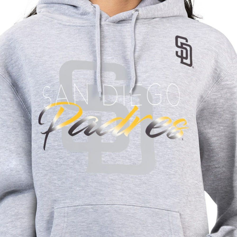 San Diego Padres G-III 4Her by Carl Banks Women's Shadow Logo Graphic Pullover Hoodie Online