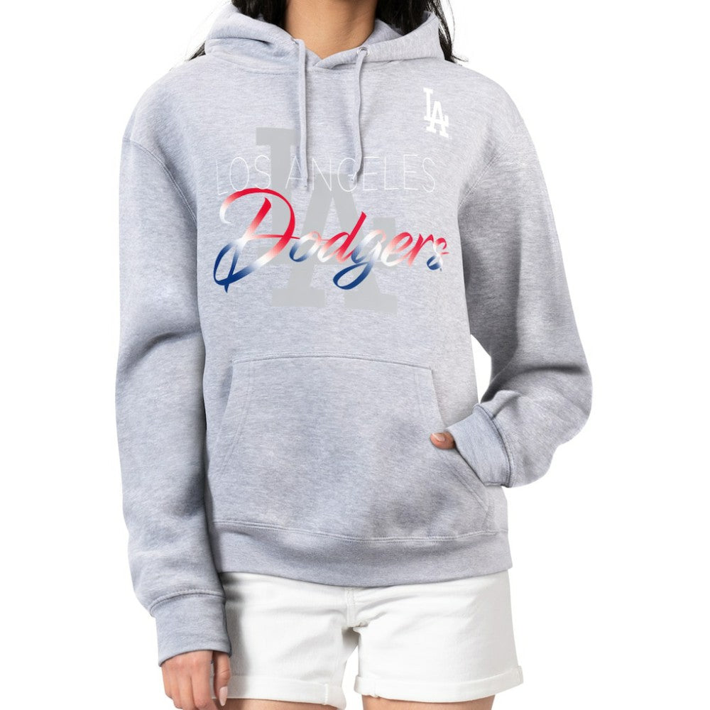 Los Angeles Dodgers G-III 4Her by Carl Banks Women's Shadow Logo Graphic Pullover Hoodie Near Me