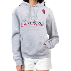 St. Louis Cardinals G-III 4Her by Carl Banks Women's Shadow Logo Graphic Pullover Hoodie Discount