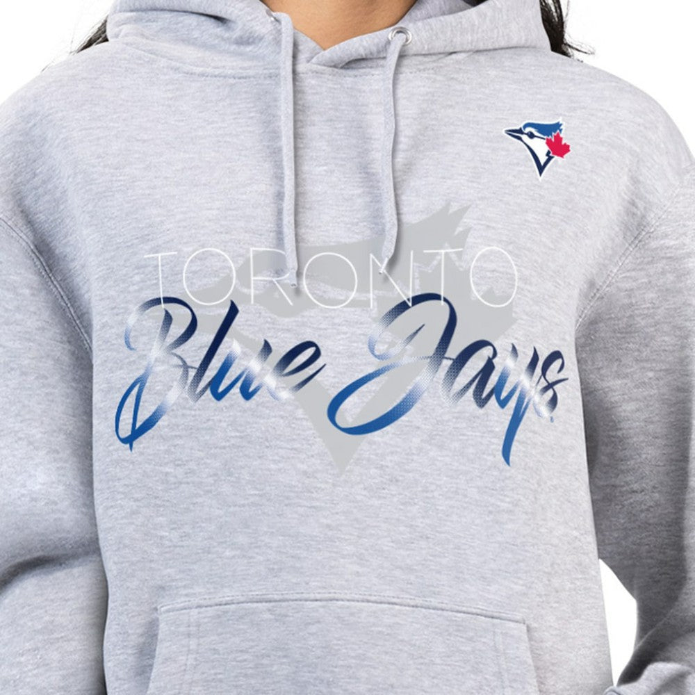 Toronto Blue Jays G-III 4Her by Carl Banks Women's Shadow Logo Graphic Pullover Hoodie for sale