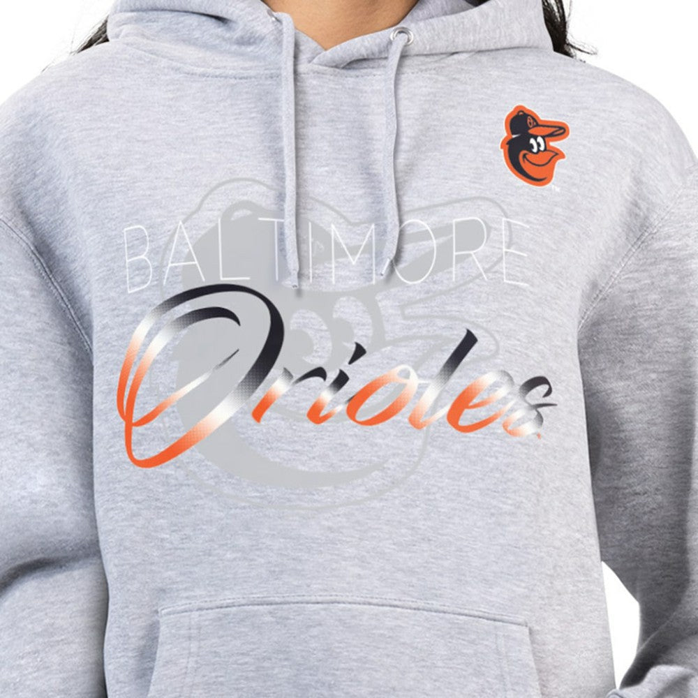 Baltimore Orioles G-III 4Her by Carl Banks Women's Shadow Logo Graphic Pullover Hoodie Sale