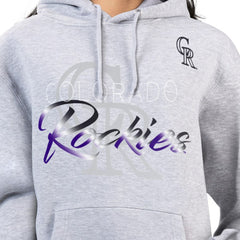 Colorado Rockies G-III 4Her by Carl Banks Women's Shadow Logo Graphic Pullover Hoodie Online