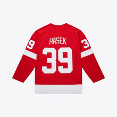 Dominik Hasek Detroit Red Wings Mitchell & Ness 2007-08 Power Play Jersey - Red | NHL Lifestyle