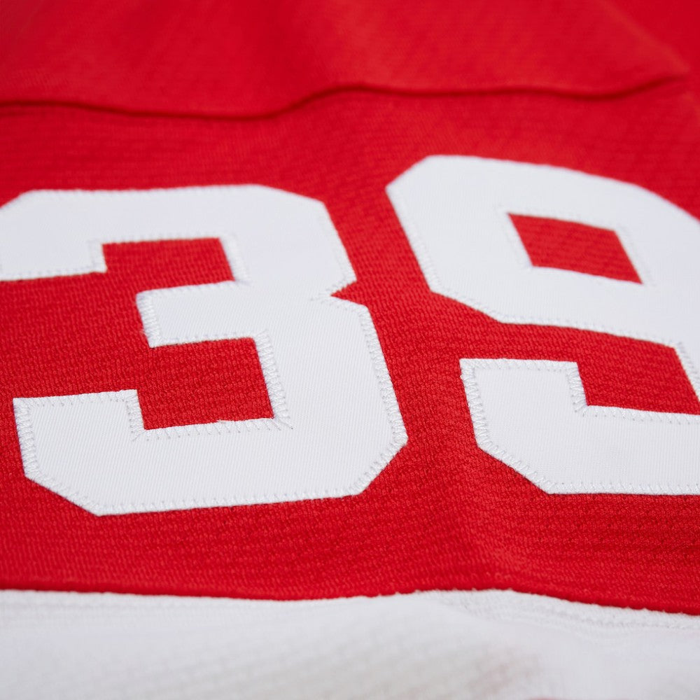 Dominik Hasek Detroit Red Wings Mitchell & Ness 2007-08 Power Play Jersey - Red | NHL Lifestyle