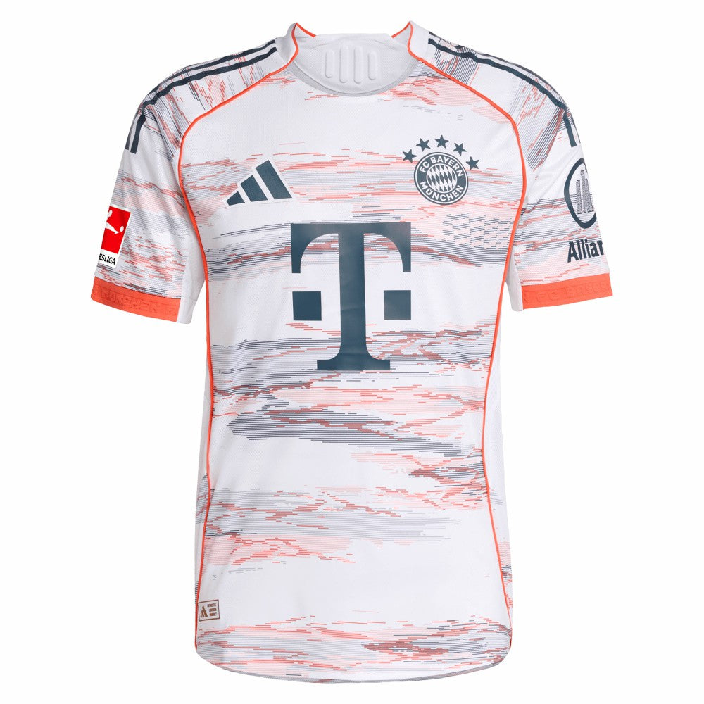 Adidas - Harry Kane Bayern Munich 2025/26 Away Player Jersey - White