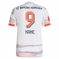 Adidas - Harry Kane Bayern Munich 2025/26 Away Player Jersey - White