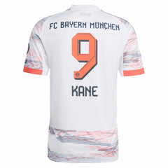 Adidas - Harry Kane Bayern Munich 2025/26 Away Replica Player Jersey - White