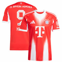 Adidas - Harry Kane Bayern Munich 2025/26 Home Replica Jersey - Red