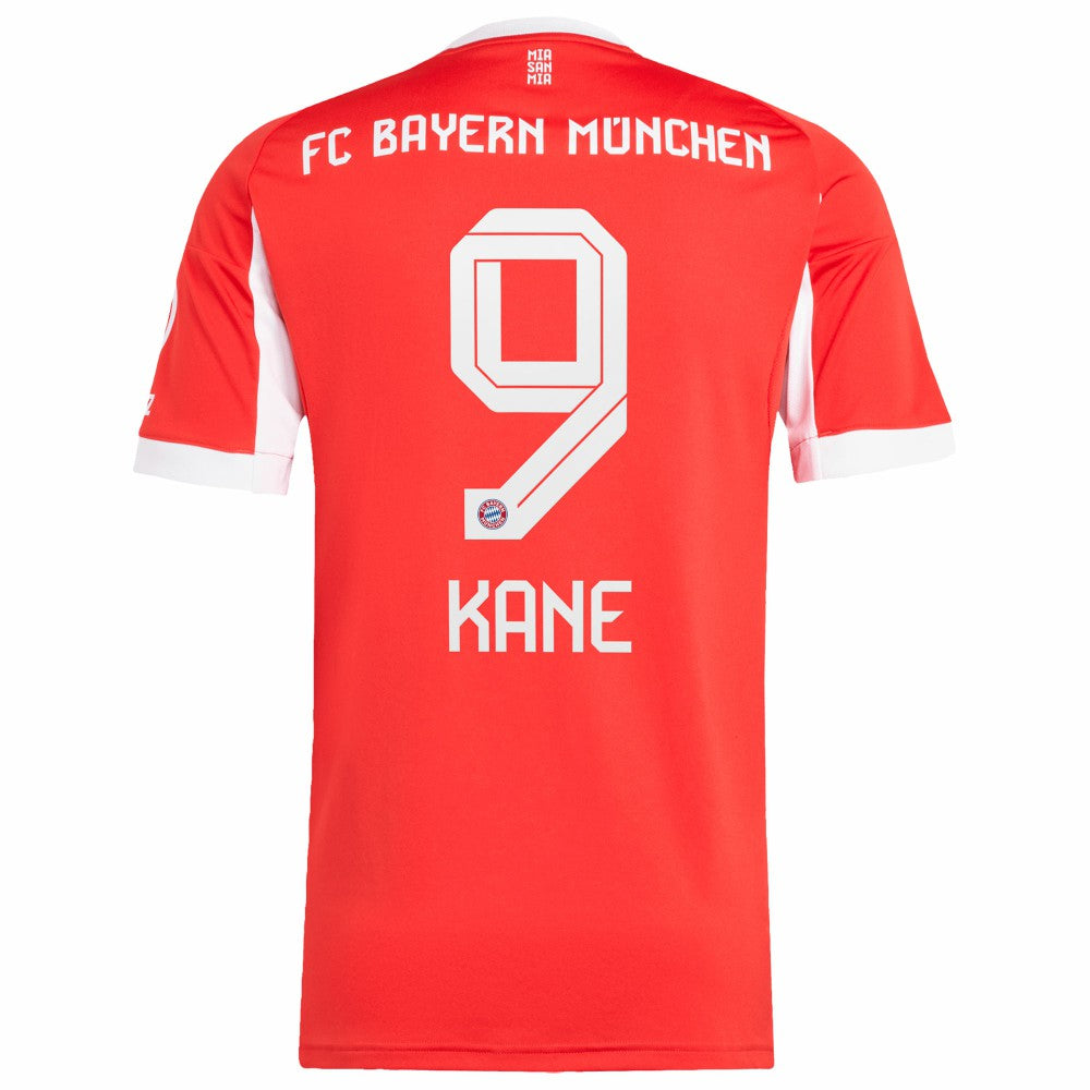 Adidas - Harry Kane Bayern Munich 2025/26 Home Replica Jersey - Red